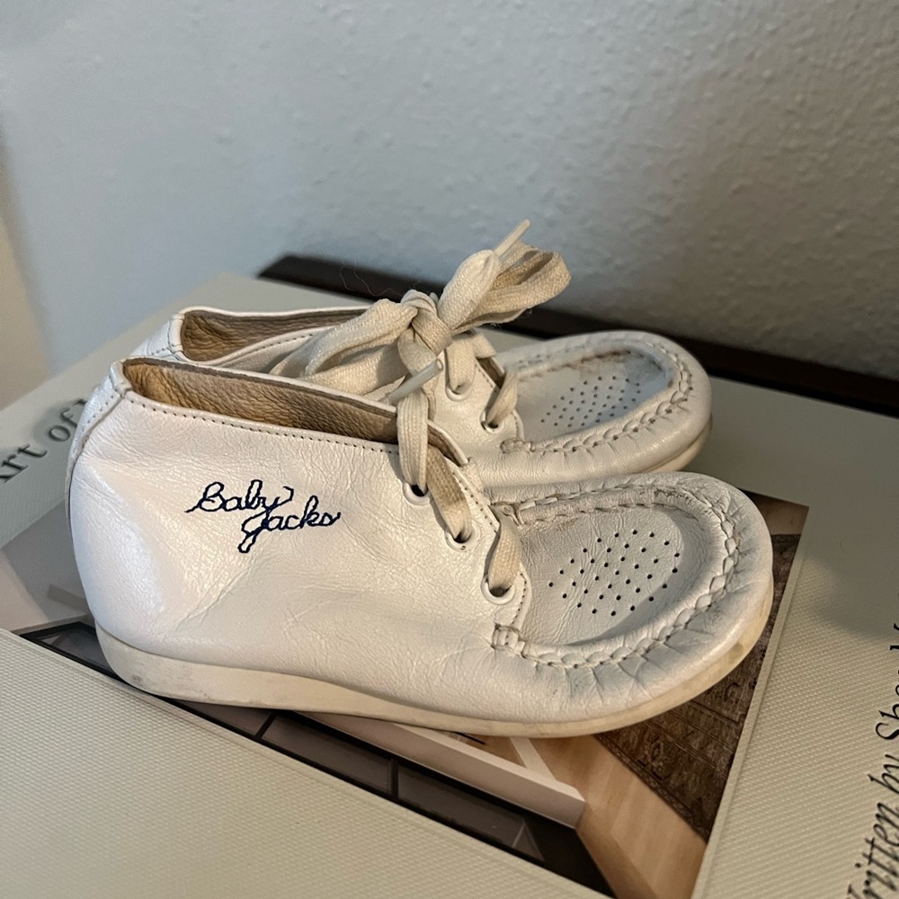 Vintage Baby Jacks Leather Shoes - 2 pairs